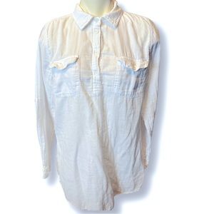 MOUNTAIN KHAKIS women’s white tunic size LG